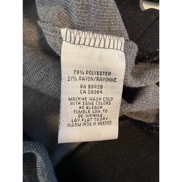 Bugatchi‎ Men's Gray Black Quarter Zip Pullover Sweater Size L
